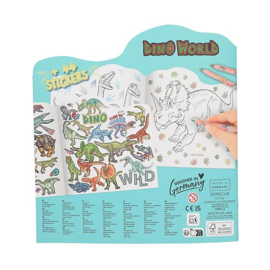 Dino World carte de colorat figurativ [4]