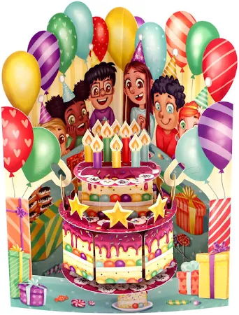 Felicitare 3D Santoro Swing [6]