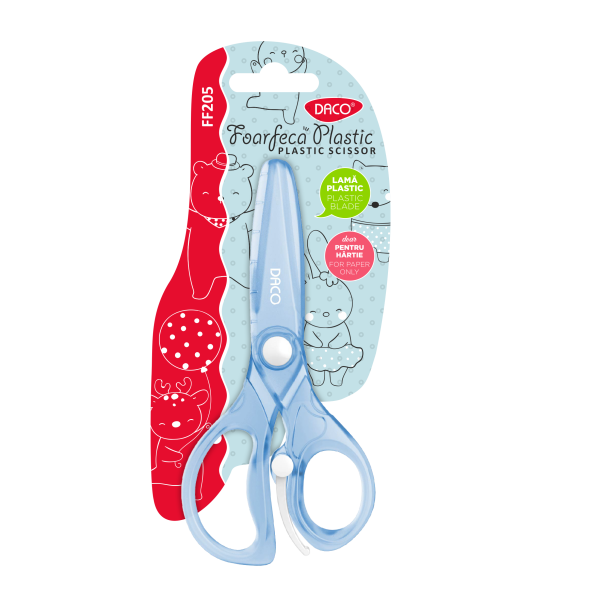 Foarfecă grădiniță plastic 13cm FF205 DACO [1]