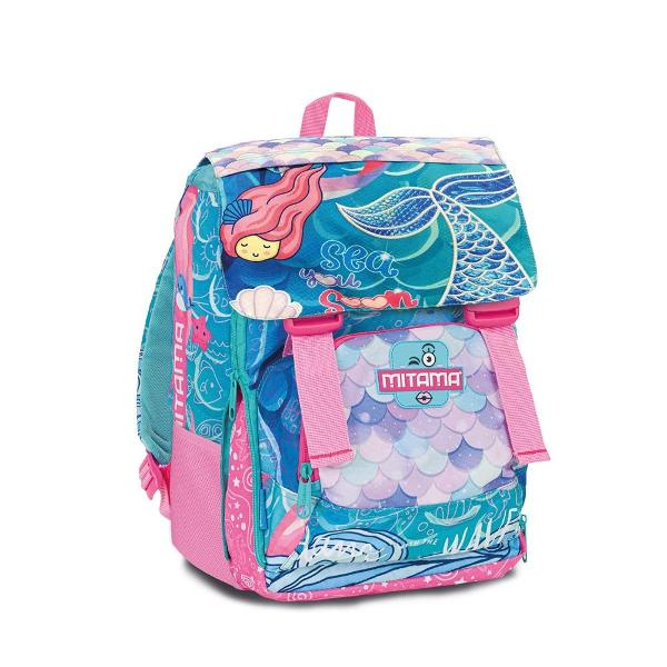 Ghiozdan 40 cm, cu 4 compartimente, design marin Mitama MI064719 [1]