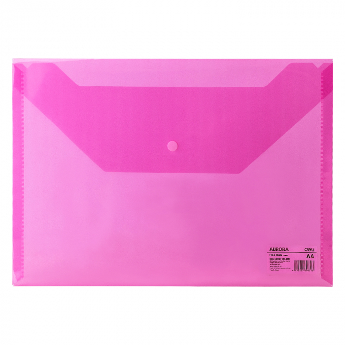 MAPA PLASTIC CU BUTON A4 ROSIE DELI [1]