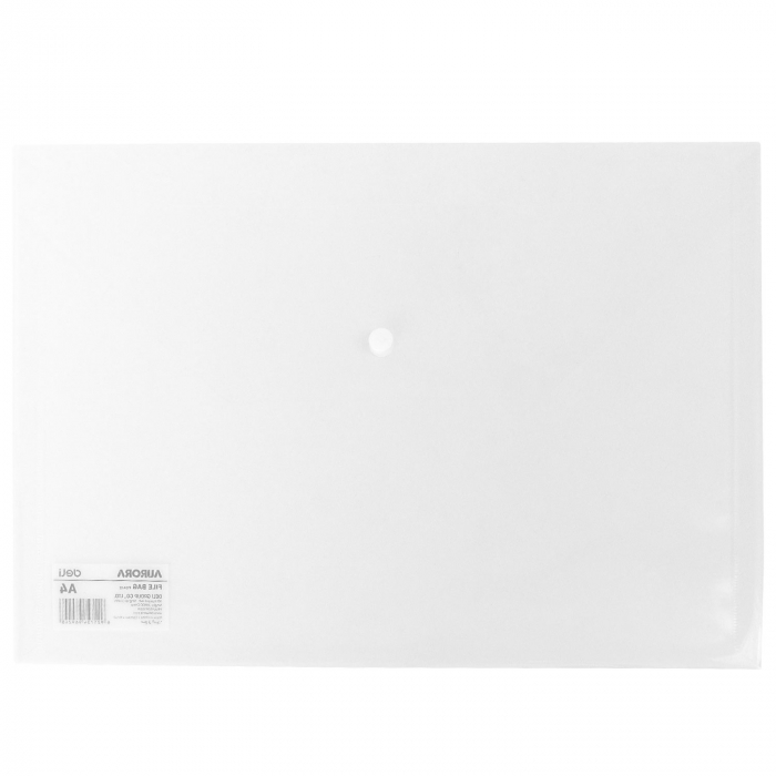 MAPA PLASTIC CU BUTON A4 TRANSPARENTA DELI [1]