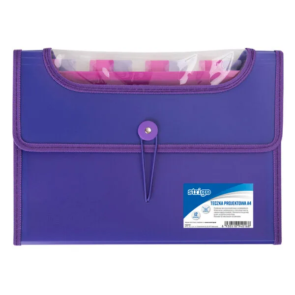 Mapa Strigo Plastic Extensibil A4 12 Compartimente [1]