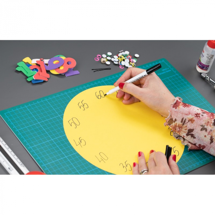 Marker CD/DVD 2 capete verde DACO [2]