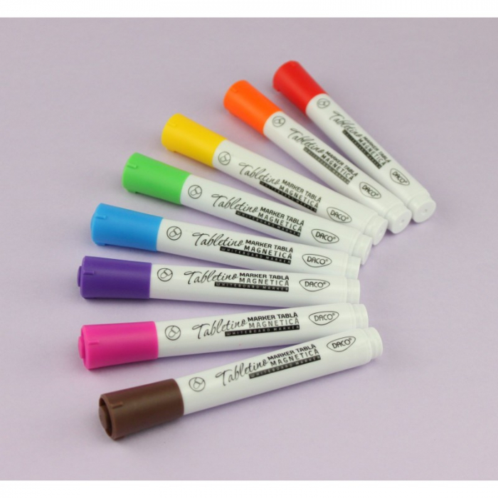Marker tablă magnetică Tabletino Set 8 DACO [2]