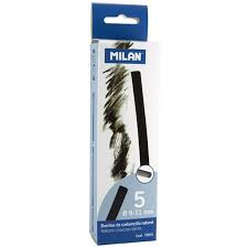 Mina din Carbune Natural MILAN, Dimensiune 9-11 mm, 5 Buc [1]