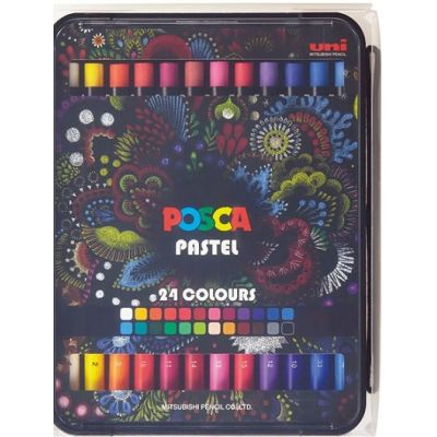 Pastel Uleios KPA-100 1. 0-6. 8 mm, 24 Culori/Set, Posca [1]