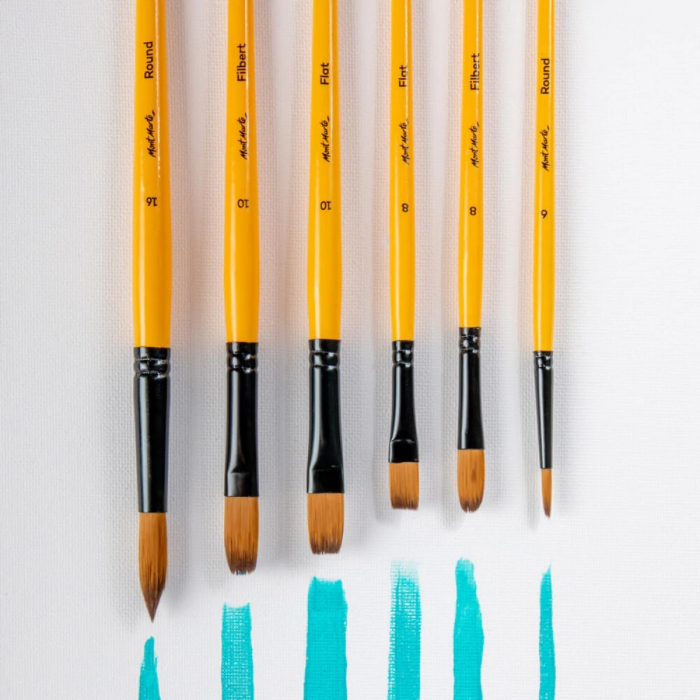 Pensule Mont Marte gallery acrylic 6/set [2]