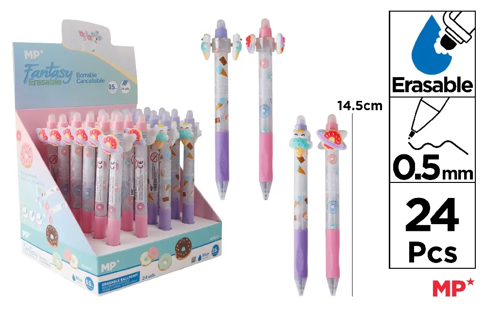 Pix cu bilă spiralată, retractabilă, cu funcție de ștergere [1]