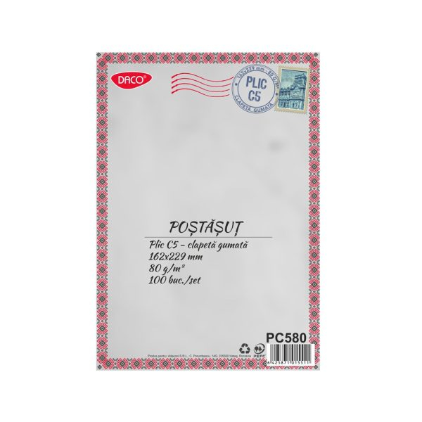 Plic C5 gumat  Alb PC580 DACO [2]