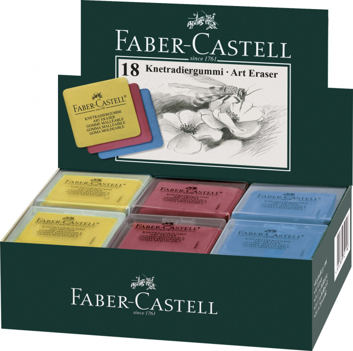 RADIERA ARTA SI GRAFICA DIVERSE CULORI FABER-CASTELL [3]