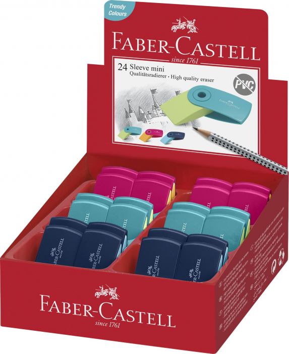 RADIERA CREION SLEEVE MINI TREND 2019 FABER-CASTELL [4]