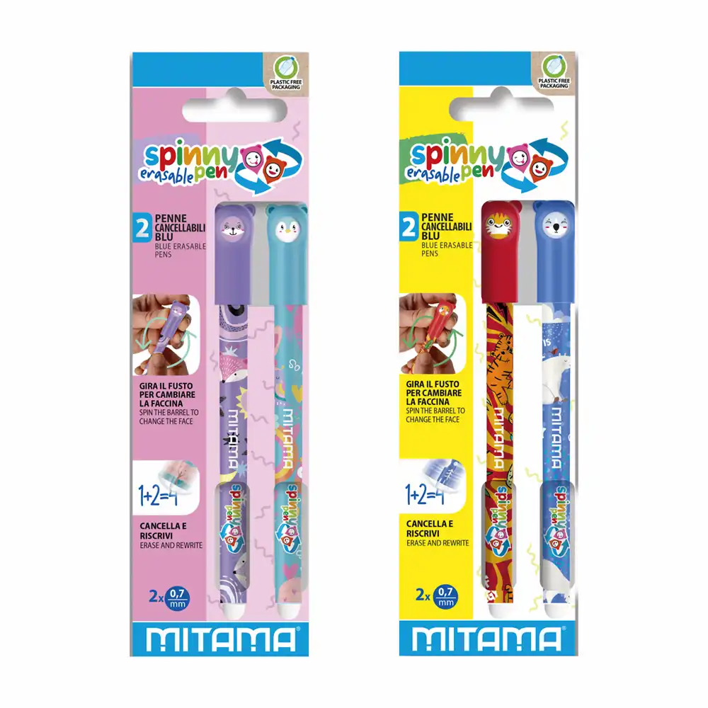 Set 2 pixuri cu rescriere Mitama, Spinny Pen, blister [1]