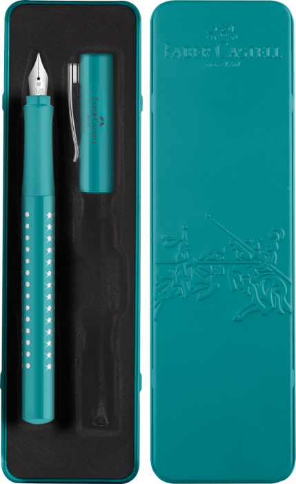 SET CADOU STILOU SPARKLE TURCOAZ OCEAN METALIC M FABER-CASTELL [2]