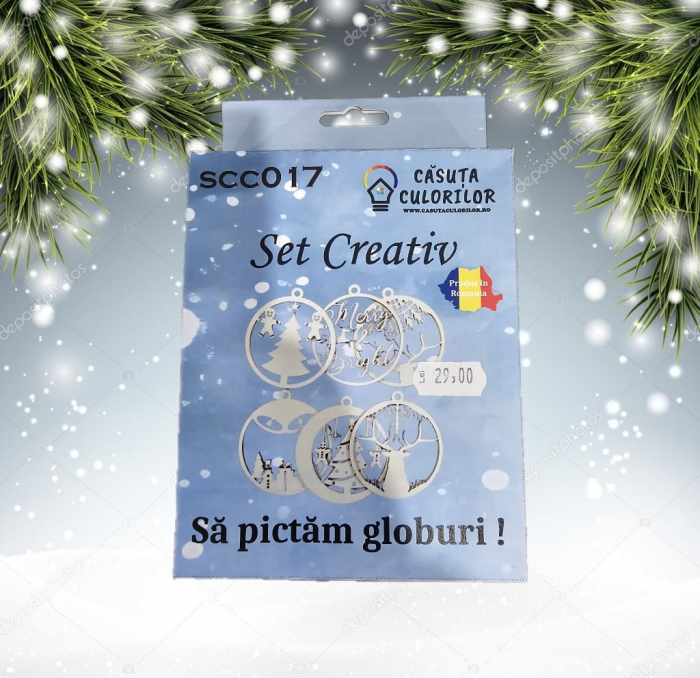 Set creativ pentru globuri personalizate de Crăciun [2]