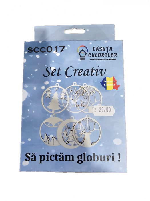 Set creativ pentru globuri personalizate de Crăciun [1]