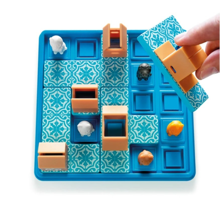 Smart Games - Cats and Boxes, joc de logica cu 60 de provocari, 7+ ani [4]