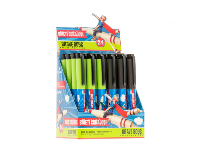 Stilou baieti curajosi ECADA penita F [1]