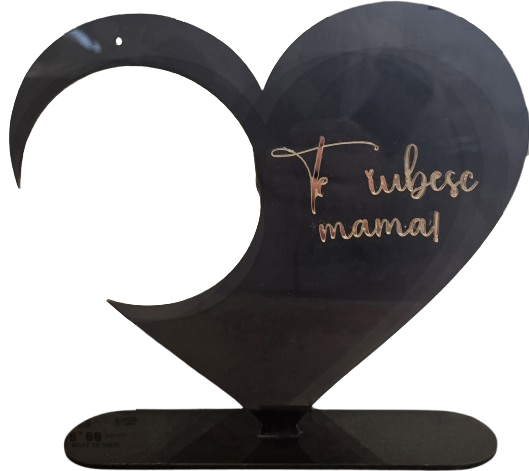 Suport inimă elegant pentru glob de sticlă sau terariu, un cadou delicat și plin de semnificație! [3]