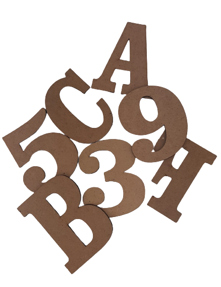 Litere si cifre Mdf 9cm [1]