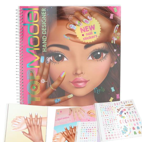 Carte de colorat TOPModel Creează-ți Mâna Design [1]