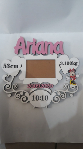 Botez - Rame Din Lemn Personalizata