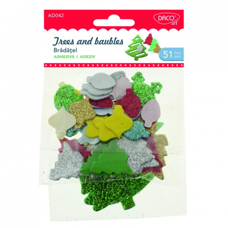 Produse de sezon - Accesorii craft - AD042 Brădățel spumă DACO