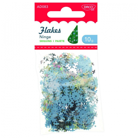 Produse de sezon - Accesorii craft - AD083 Paiete plastic ninge DACO
