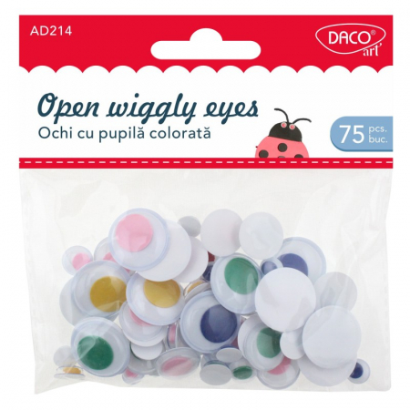 Accesorii Craft - Accesorii craft - AD214 Ochi cu pupilă colorată DACO