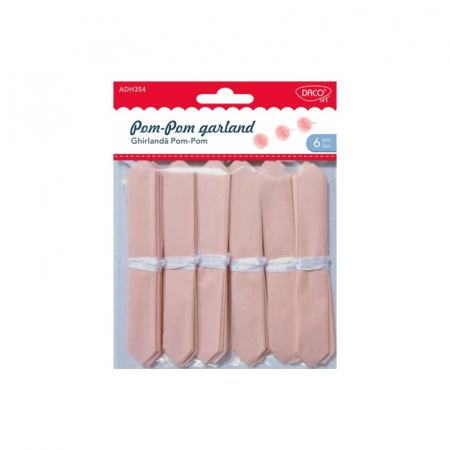 Accesorii Hobby, Craft - Accesorii craft - AD354 Ghirlandă pom-pom DACO