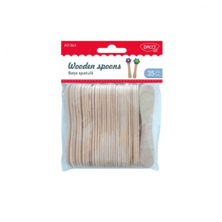 Accesorii Hobby, Craft - Accesorii craft - AD363 Bețe spatulă DACO