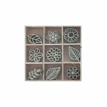 Accesorii Hobby, Craft - Accesorii craft - AD366 Floricele lemnoase DACO in stoc