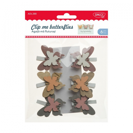 Accesorii Hobby, Craft - Accesorii craft - AD388 Agață-mă fluturași DACO