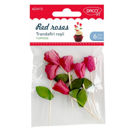 Accesorii Hobby, Craft - Accesorii craft - AD415 Trandafiri roșii DACO