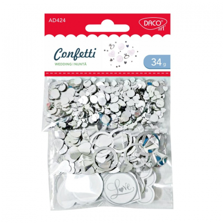 Ocazii - Accesorii craft - AD424 Confetti nuntă DACO
