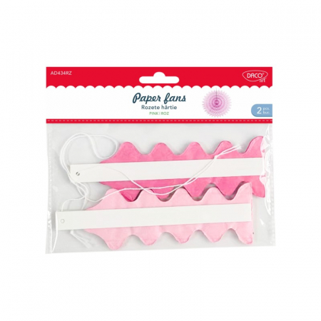 Accesorii Hobby, Craft - Accesorii craft - AD434RZ Rozete de hârtie roz DACO