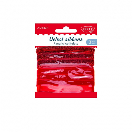 Accesorii Hobby, Craft - Accesorii craft - AD443R Panglici catifelate DACO