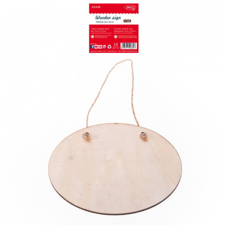 Accesorii Hobby, Craft - Accesorii craft - AD448 Tăbliță din lemn DACO