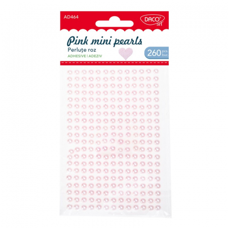 Accesorii Hobby, Craft - Accesorii craft - AD464 Perluțe roz DACO
