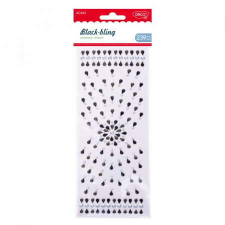Accesorii Hobby, Craft - Accesorii craft - AD465 Black bling DACO