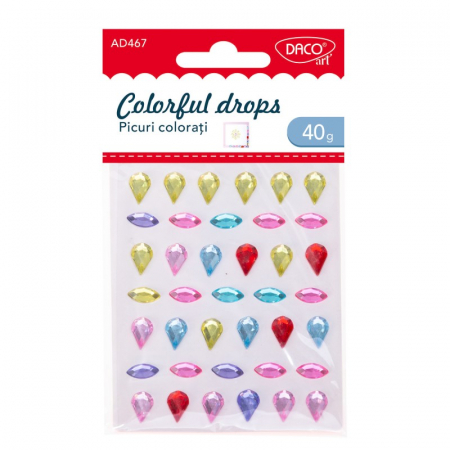 Accesorii Hobby, Craft - Accesorii craft - AD467 Picuri colorați DACO