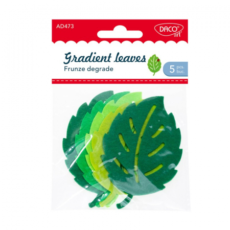 Accesorii Hobby, Craft - Accesorii craft - AD473 Frunze degrade Set 5 DACO