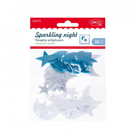 Accesorii Hobby, Craft - Accesorii craft - AD475 Noapte sclipitoare Set 36 DACO