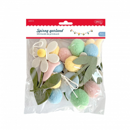 Accesorii Hobby, Craft - Accesorii craft - AD513 Ghirlandă de primăvară DACO