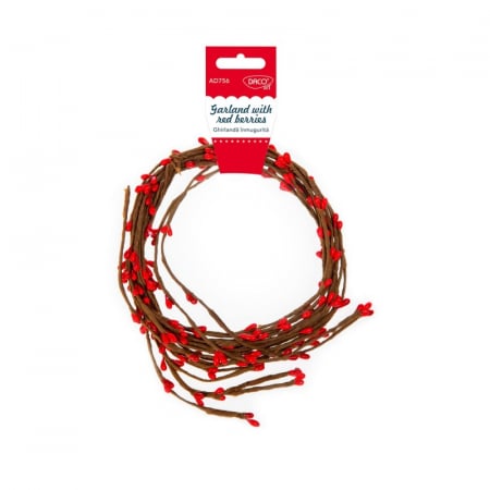 Craciun - Accesorii craft - AD756 Ghirlandă înmugurită DACO