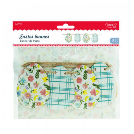 Accesorii Hobby, Craft - Accesorii craft - AD919 Banner Ouă de Paște DACO