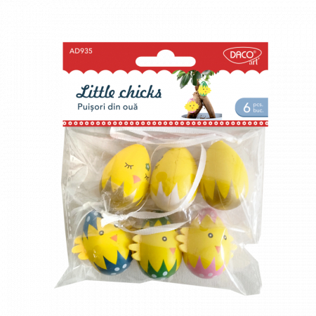 Accesorii Hobby, Craft - Accesorii craft - AD935 Puișori din ouă DACO