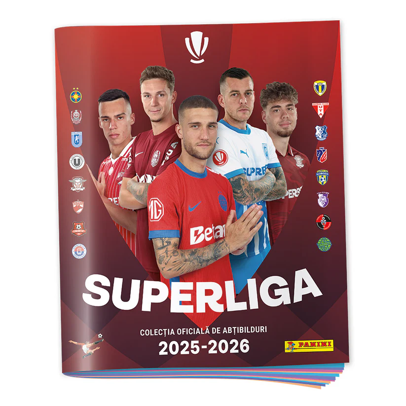 Colectionabile - Album cu stickere - Superliga Romaniei 2025 - 2026