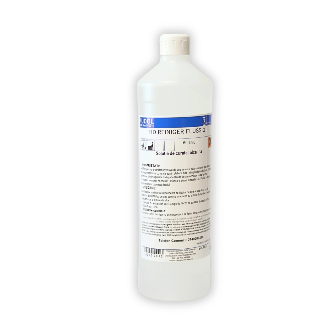 Detergenti profesionali - HD-Reiniger Spumă activă pentru aparate cu presiune 1 l