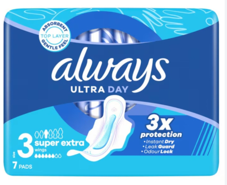 Ingrijire Personala - ALWAYS Ultra Day, absorbante igienice, marime 3, 7 buc